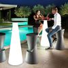 cumpără Picior (baza) de masa luminos cu led LYXO TIFFANY Leg H 110 cm leg with Led light outdoor - wire 3m TA307-XOL110-019 included led E27 10W 6500K (picior de masa luminos cu led) în Chișinău 