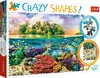 cumpără Puzzle Trefl R25K /13 (11113) 600 Crazy shapes: Tropical Island în Chișinău 