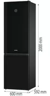 cumpără Frigider cu congelator jos Gorenje NRK620ESYBK în Chișinău 
