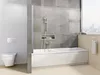 cumpără Panou pentru cadă Ravak Paravan cada 80x140 Al Transparent PVS1-80 (79840C00Z1) în Chișinău 