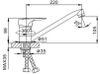 cumpără Bateria bucătărie Frap F 4228 B 25cm (chiuveta) în Chișinău 