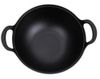 купить Казан Grill Master KZN-38CM WOK 11L din fonta, cu capac din lemn si fund plat в Кишинёве 