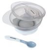 cumpără Seturi pentru hrănire bebelușilor Kikka Boo 31302040098 Castron cu ventuza si lingura Blue, 250 ml în Chișinău 