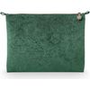 купить Несессер/косметичка Pip Studio 51.274.176 Charly Cosmetic Flat Pouch Large Velvet Quiltey Days Green Green в Кишинёве 