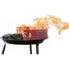 купить Мангал GardenLine BBQ5276 Black/Red в Кишинёве 
