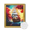 купить Картина по номерам Art Gallery GB87783 Mozaic cu diamante 30x40cm Corabie in tara magica в Кишинёве 