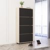 купить Полка для обуви Mobildor-Lux Leo Slim 50x16x164H cm Sonoma/Anthracite в Кишинёве 