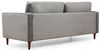 cumpără Canapea Trendy Roma Gri deschis, 90x70x215cm (3 locuri) în Chișinău 