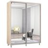 cumpără Dulap Mobildor-Lux Aron-S uși glisante din oglinzi (180x60x200H cm) Sonoma în Chișinău 