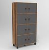 купить Шкаф Trendy MN06-BA 96x179x40cm, multifunctionala (GTR006705) в Кишинёве 