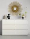 cumpără Comodă MebelStar NEO 6S 120x43x75.5 White (MBS-1081) în Chișinău 