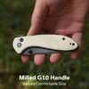 купить Нож походный Civivi C24031-DS1 Faeger, G10 ivoire, Button Lock в Кишинёве 