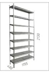 cumpără Raft metalic galvanizat Gama Box 1195Wx480Dx2130H mm, 8 poliţe/MB în Chișinău 