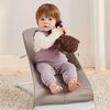 купить Детское кресло-качалка BabyBjorn 006317A Bliss Woven Petal Quilt, Sand Gray в Кишинёве 