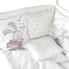 cumpără Lenjerie de pat pentru copii PernaMea Set lenjerie 8 piese Cosita Iepuras Gri (PM.105897/8) în Chișinău 