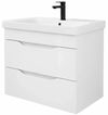 cumpără Dulap pentru lavoar Mashtab 11435 Print cu 2 sertare 60cm Alb în Chișinău 