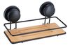 купить Полка для ванной Tendance 49850 Raft pe ventuze 25x10x12.5cm, metal, bambus в Кишинёве 