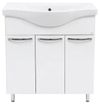 cumpără Dulap pentru lavoar Mashtab 11343 Agat cu 3 usi 80cm Alb-Sanoma în Chișinău 