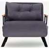 купить Диван Trendy Sando Single extensibila cu 1 loc 78x78x60cm Gri в Кишинёве 