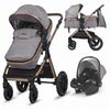 cumpără Сărucior pentru copii Coccolle Melora Moonlit Grey, 3in1 cu landou transformabil în Chișinău 