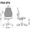 купить Офисное кресло Nowystyl Fox GTS P OH/6 С-2 в Кишинёве 