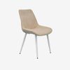 купить Комплект стол и стулья Evelin di Costacurta стол DT-531R Wh + 4 стула YTC-055Wh UF885-03 (Light beige) в Кишинёве 