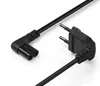 cumpără Cablu pentru AV Hama 223284 Power Cable Angled Bi Sides Euro Plug AC C7 3m în Chișinău 