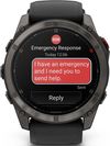 купить Смарт часы Garmin fenix 8 Pro – 51 mm, AMOLED, Sapphire, Carbon Gray DLC Titanium with Black/Pebble Gray Silicone в Кишинёве 