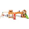 купить Детская площадка Fungoo Maxi Set SMILE FARM (My_Space_XL Fortress Toybox Rainbow Move+) teak painted в Кишинёве 