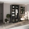 cumpără Dulap my-STYLE C10H0T01AM02-U11, 100x200, антрацит în Chișinău 