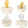 купить Пустышка BIBS 92340 Set 4 suzete Try-it collection 6+ luni Ivory в Кишинёве 