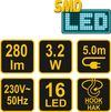 купить Лампа проводная SMD LED 4,5W, 24 LED в Кишинёве 