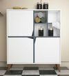 купить Комод Trendy Puls-alb, albastru 100x115x30cm, multifunctionala (GTR006626) в Кишинёве 
