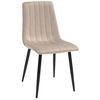 купить Стул Deco DC-90P N9 Catifea Beige+Black Legs в Кишинёве 