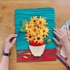 cumpără Set de creație Okto 10008 Tablou 3D cu plastilină ușoară 30x40сm, Floarea-soarelui în Chișinău 