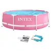 купить Бассейн каркасный Intex 28290 Pink Metal Frame, cadru metalic, 2843 L в Кишинёве 
