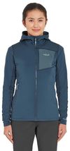 купить Одежда для спорта Rab Jacheta dame Superflux Hoody Tempest Blue 08 (QFG-14-TMB-08) в Кишинёве 
