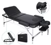 cumpără Masă de masaj Naipo MGBC-301H Black 3 fold ,Aluminum Feet în Chișinău 