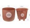 купить Цветочный горшок Idea М3263 Ramona D280mm, 7.8L, cu insertie в Кишинёве 