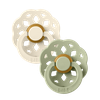 Набор пустышек латексных Bibs Boheme Sage & Ivory (0-6 мес) 2 шт 