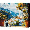cumpără Tablou pe numere BrushMe MG0020FC 40х50cm (fără cutie) Dimineață liniștită în munți în Chișinău 