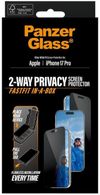 купить Стекло защитное для смартфона PanzerGlass iPhone 17 Pro / Ultra-Wide Fit w. Fastfit IN-A-BOX, Privacy (PG_PG74453) в Кишинёве 