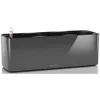 cumpără Ghiveci pentru flori Lechuza Cube Triple, Glossy Charcoal în Chișinău 