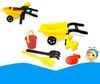 купить Игрушка Promstore 45062 Набор игрушек для песка в тележке 6ед, 34x14cm в Кишинёве 