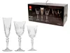 Set 18buc Melodia: pocale 6X160ml, 6X210ml, 6X270ml