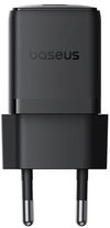 купить Зарядное устройство сетевое Baseus P10111605113-00 GaN 1*Type-C 30W, Palm Series, Cluster Black в Кишинёве 