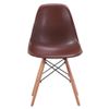 купить Пластиковый стул с деревянными ножками, 500x460x450x820 мм, кофе в Кишинёве 