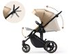 купить Детская коляска KinderKraft Prime2 KSPRIM02BEG2000 2в1 SANDROSE BEIGE в Кишинёве 