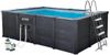 cumpără Piscină cu cadru Intex 26396 Graphite Gray Panel 400x300x124cm, 10091L, cadru metalic în Chișinău 
