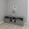 cumpără Comodă TV Smartex (16341) Т6 140cm TV Grafit în Chișinău 